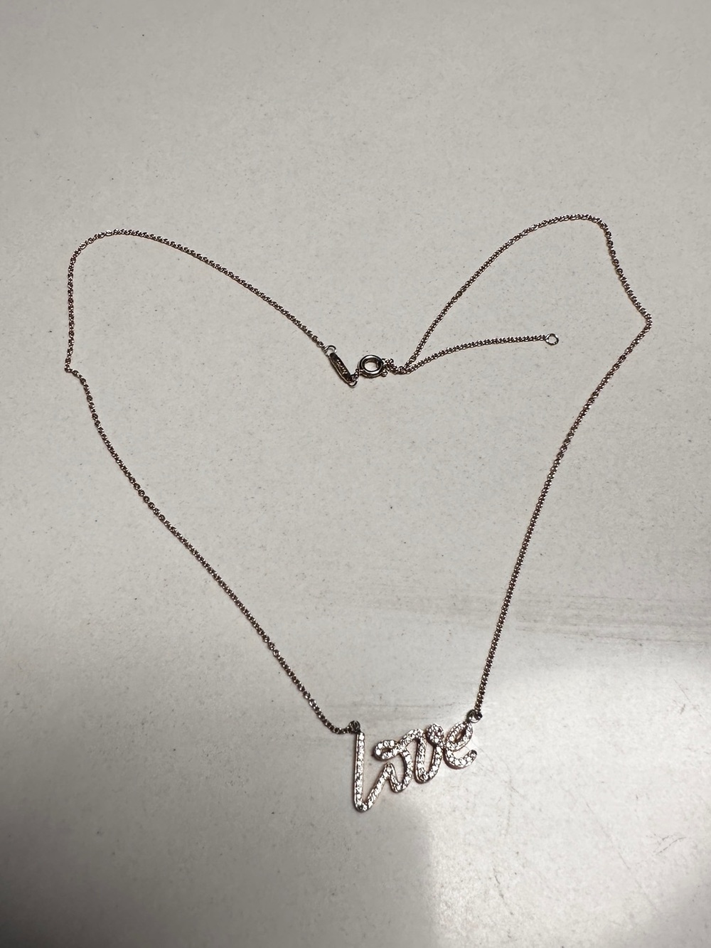 Tiffany & Co. Paloma's Graffiti Love Pendant Necklace 18K Yellow Gold/Diamonds - Picture 4 of 12